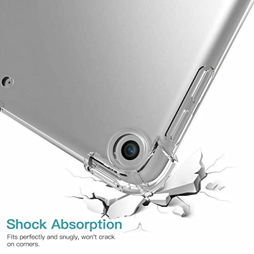 Case Fit for iPad Pro 11 2020&2018, Clear TPU Back Cover, Slim-Fit Shell Case for iPad Pro 11 2020