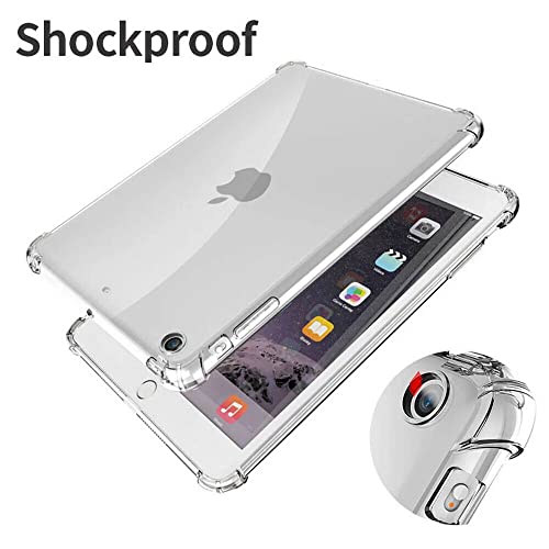 Case Fit for iPad Pro 11 2020&2018, Clear TPU Back Cover, Slim-Fit Shell Case for iPad Pro 11 2020