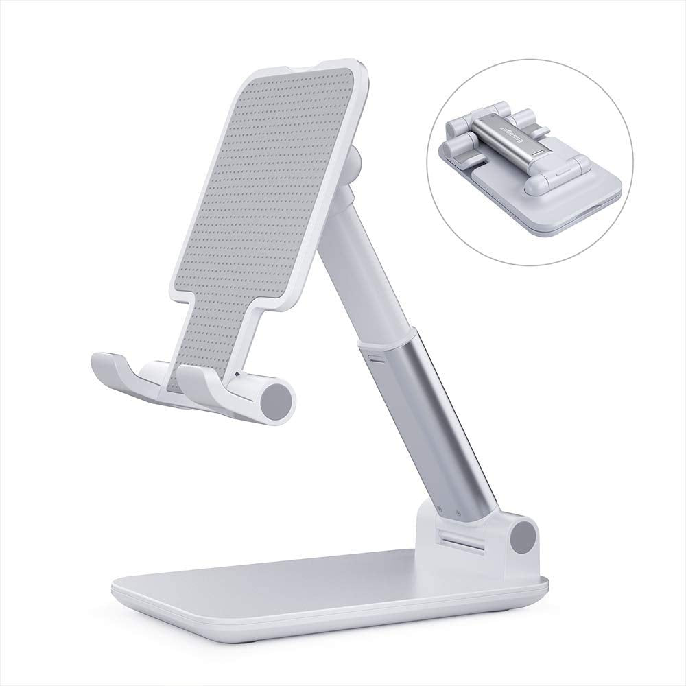 Tablet Phone Stand - Adjustable Compact Portable Stable Desktop Cradle Dock-Extendable for iPhone, Tablet etc