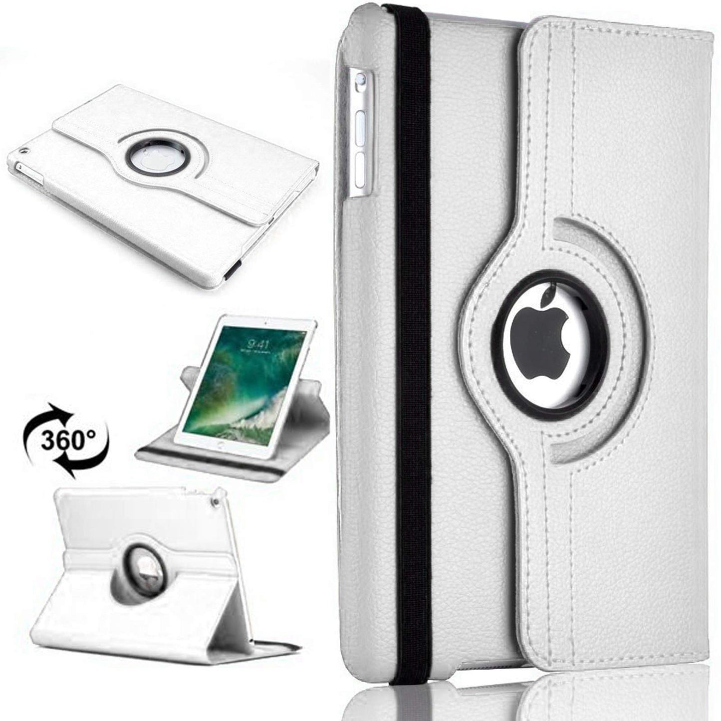 360 Rotate Case for iPad 2/3/4 (2011/2012) A1395, A1396, A1397, A1416, A1430, A1403, A1458, A1459, A1460