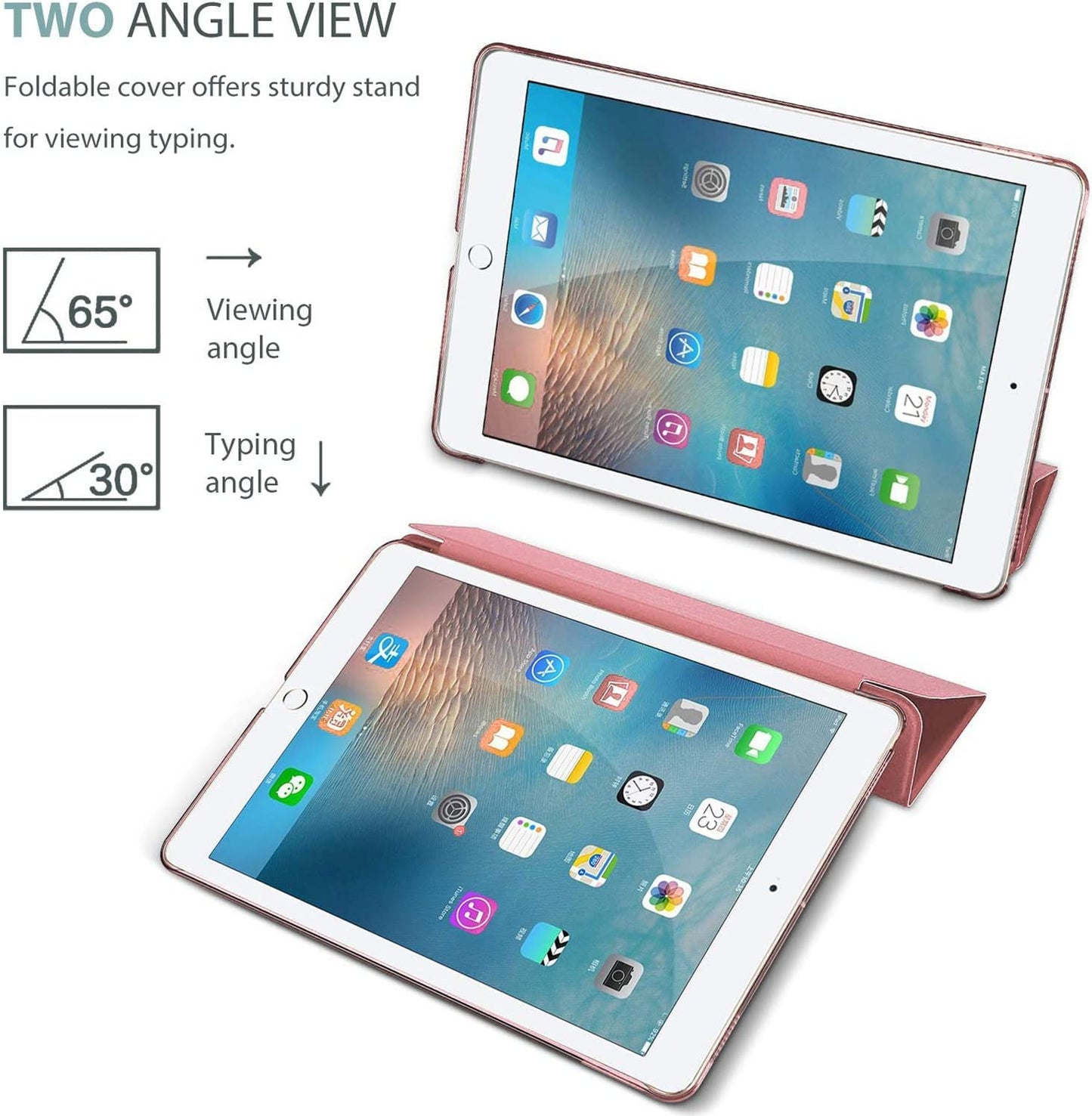 Smart Case for iPad Pro 10.5 (2017) A1701, A1709 - iPad Air 3 (2019) A2152, A2123, A2153, A2154