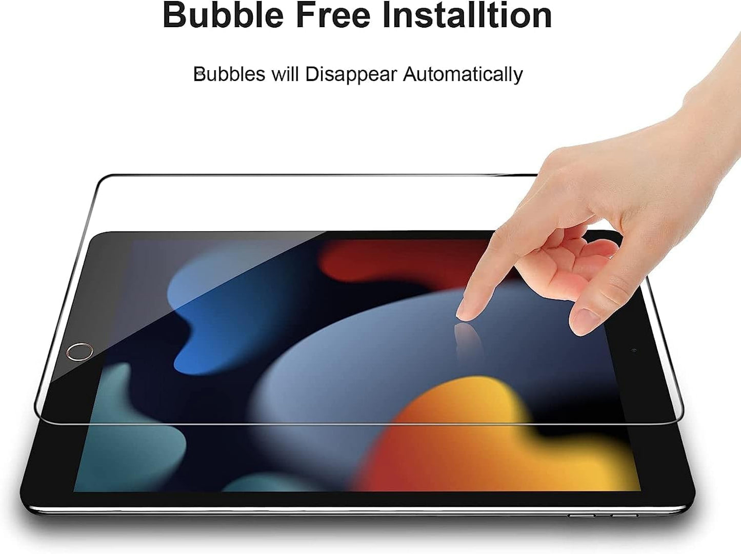 KKTECH Pack of 2 Tempered Glass Screen Protector for iPad Air 3 (10.5 Inch 2019) and iPad Pro 10.5 (2017)
