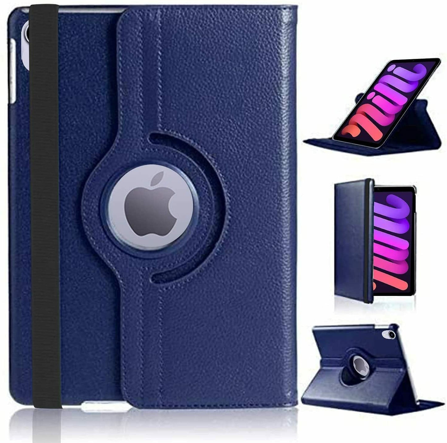 360 Rotating Cover for iPad Pro 12.9 4th Generation (2020) A2069, A2232, A2233, A2229 PU Leather Case