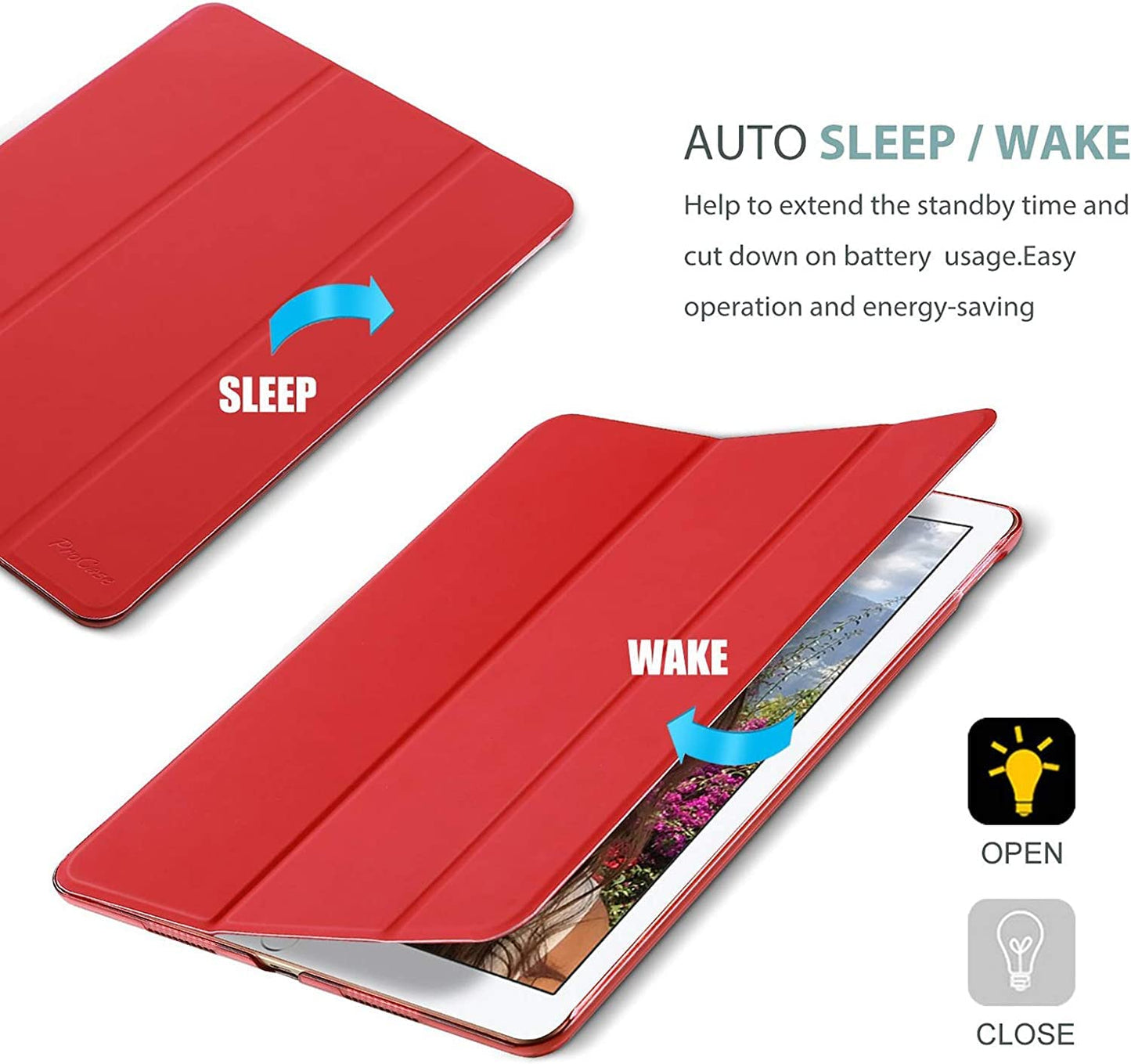 Smart Case for iPad Pro 10.5 (2017) A1701, A1709 - iPad Air 3 (2019) A2152, A2123, A2153, A2154