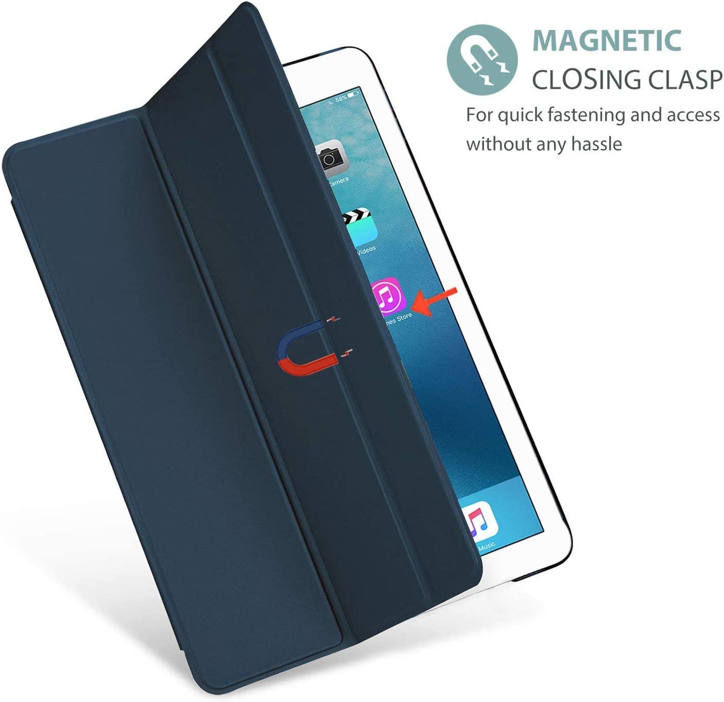 Smart Case for iPad Pro 10.5 (2017) A1701, A1709 - iPad Air 3 (2019) A2152, A2123, A2153, A2154