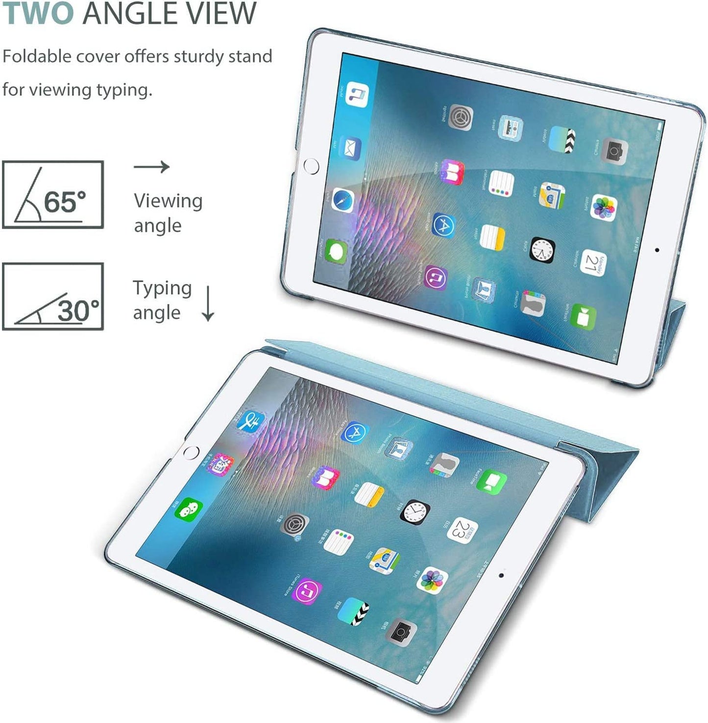 Smart Case for iPad Pro 10.5 (2017) A1701, A1709 - iPad Air 3 (2019) A2152, A2123, A2153, A2154