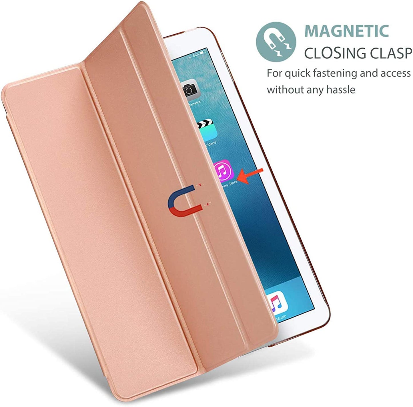 Smart Case for iPad Pro 10.5 (2017) A1701, A1709 - iPad Air 3 (2019) A2152, A2123, A2153, A2154