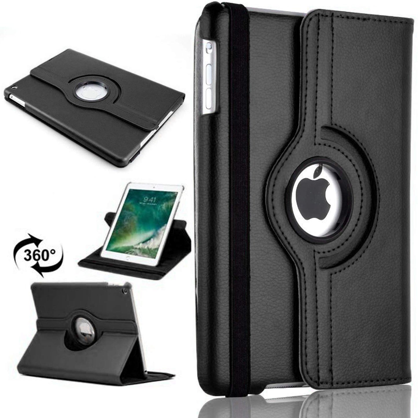 360 Rotate Case for iPad 2/3/4 (2011/2012) A1395, A1396, A1397, A1416, A1430, A1403, A1458, A1459, A1460