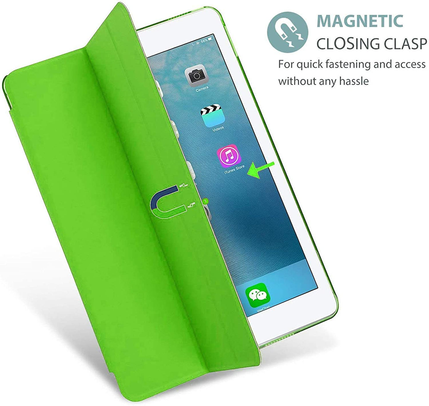Smart Case for iPad Pro 10.5 (2017) A1701, A1709 - iPad Air 3 (2019) A2152, A2123, A2153, A2154 - Green
