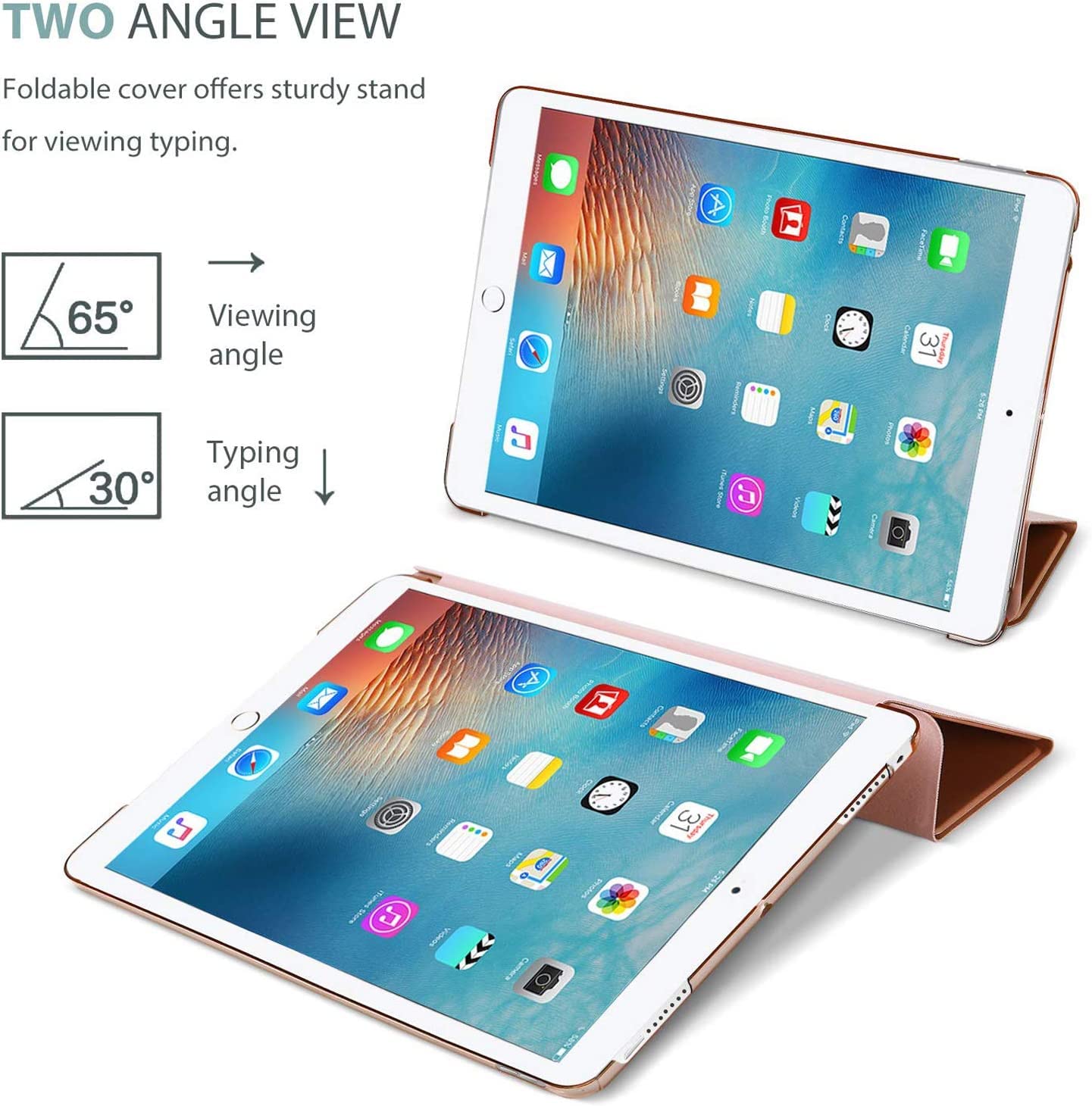 Smart Case for iPad Pro 10.5 (2017) A1701, A1709 - iPad Air 3 (2019) A2152, A2123, A2153, A2154