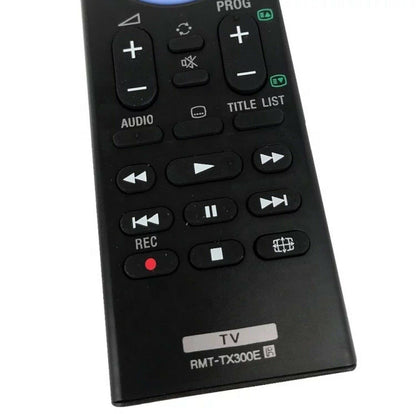 Replacement sony tv remote control RMT-TX300E fit for sony bravia tv with Netflix YouTube buttons - Compatible with DL32W660E KDL32W660E KDL40W660E KDL40W660E KD-43X7000E KD43X7000F KD-55X7000E etc