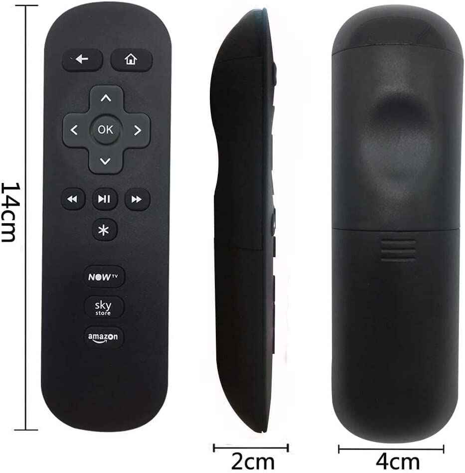 Remote Control Replacement for NOW TV BOX ROKU 1 2 3 EXPRESS SMART BOX SKY TV Smart Box 2400SK 4200SK 4201SK 4500SK (NOT FOR NOW TV SMART STICK)