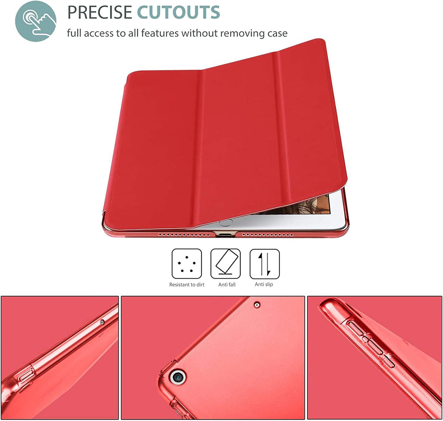 Smart Case for iPad Pro 10.5 (2017) A1701, A1709 - iPad Air 3 (2019) A2152, A2123, A2153, A2154