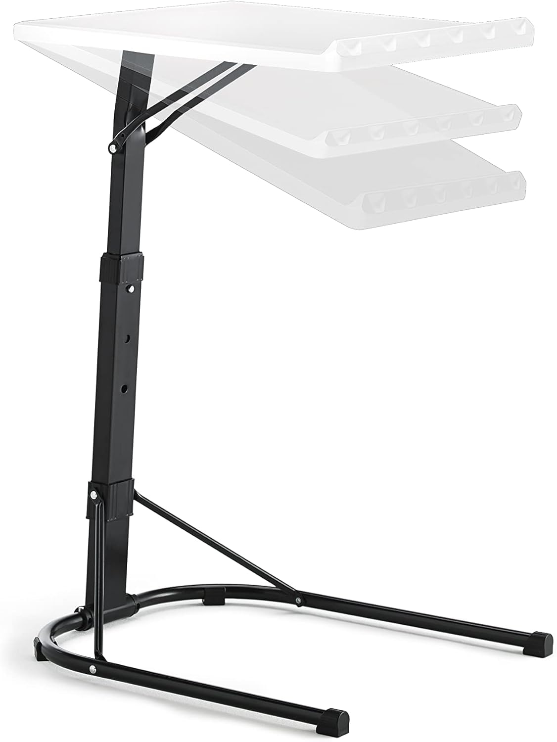 KKTECH Adjustable Table - Space-Saving Computer Table with Metal Legs, Foldable Design - Versatile Folding Tables Small for Home Office and Study, Perfect for Compact Spaces