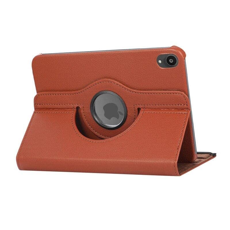 MetaCloud iPad Mini 8.3 2021 6th Generation Case, 360 Degree Rotating PU Leather Protective Multi-Angle Kickstand Folio Hard Back Cover Case for iPad Mini 6th Gen 8.3" 2021 Release