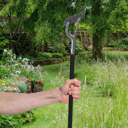 KKTECH Heavy Duty Dutch Hoe Garden Tool – Carbon Steel Dutch Hoe for Weeding, Soil Cultivation & Border Maintenance – Long Handle Garden Hoe for Lawn, Flower Beds & Vegetable Gardens