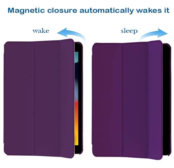 KKTECH iPad 10th Gen Case, Slim Stand Hard Back Shell Cover, Auto Wake/Sleep, Lightweight Durable