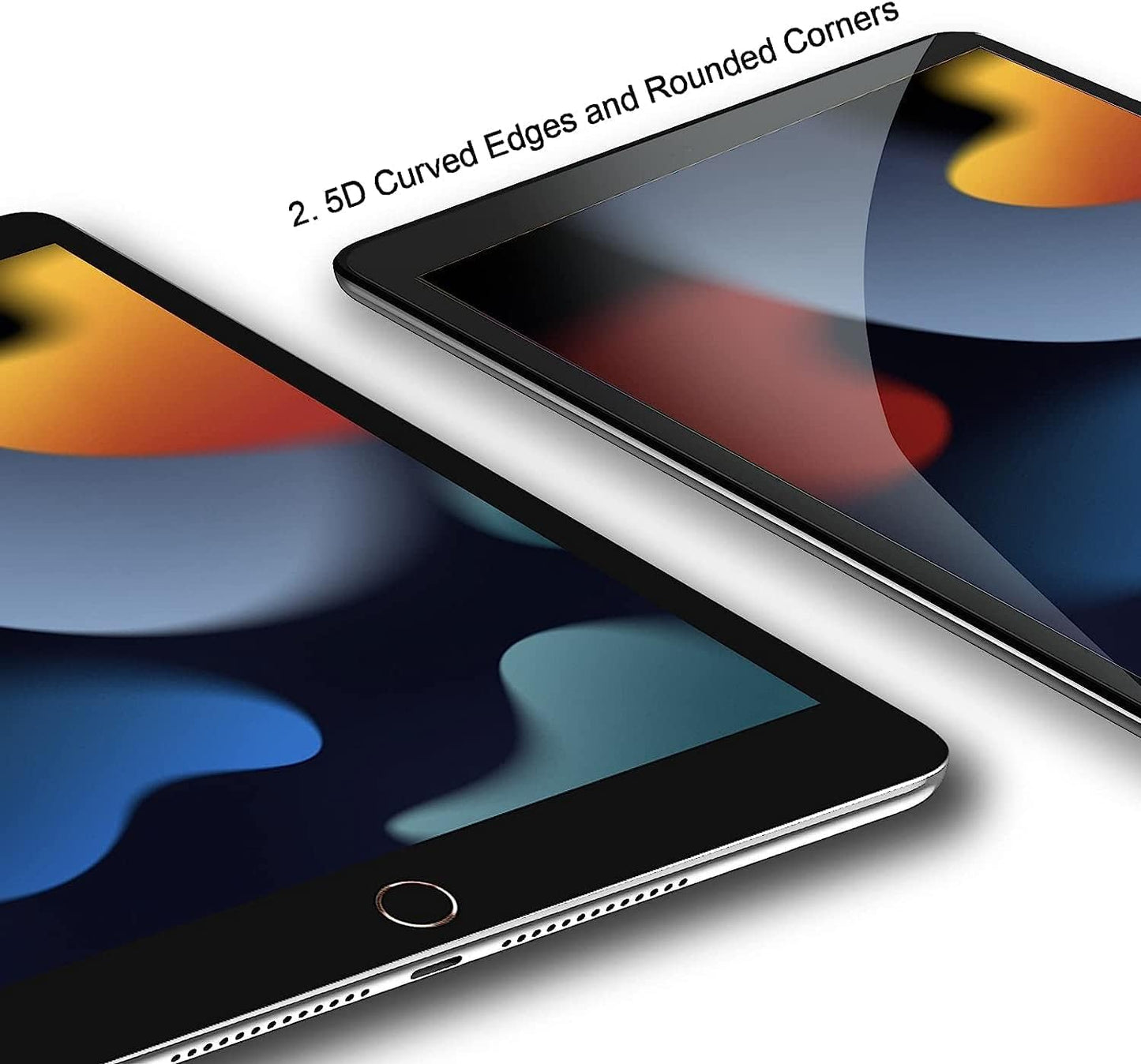 KKTECH Pack of 2 Tempered Glass Screen Protector for iPad Air 3 (10.5 Inch 2019) and iPad Pro 10.5 (2017)