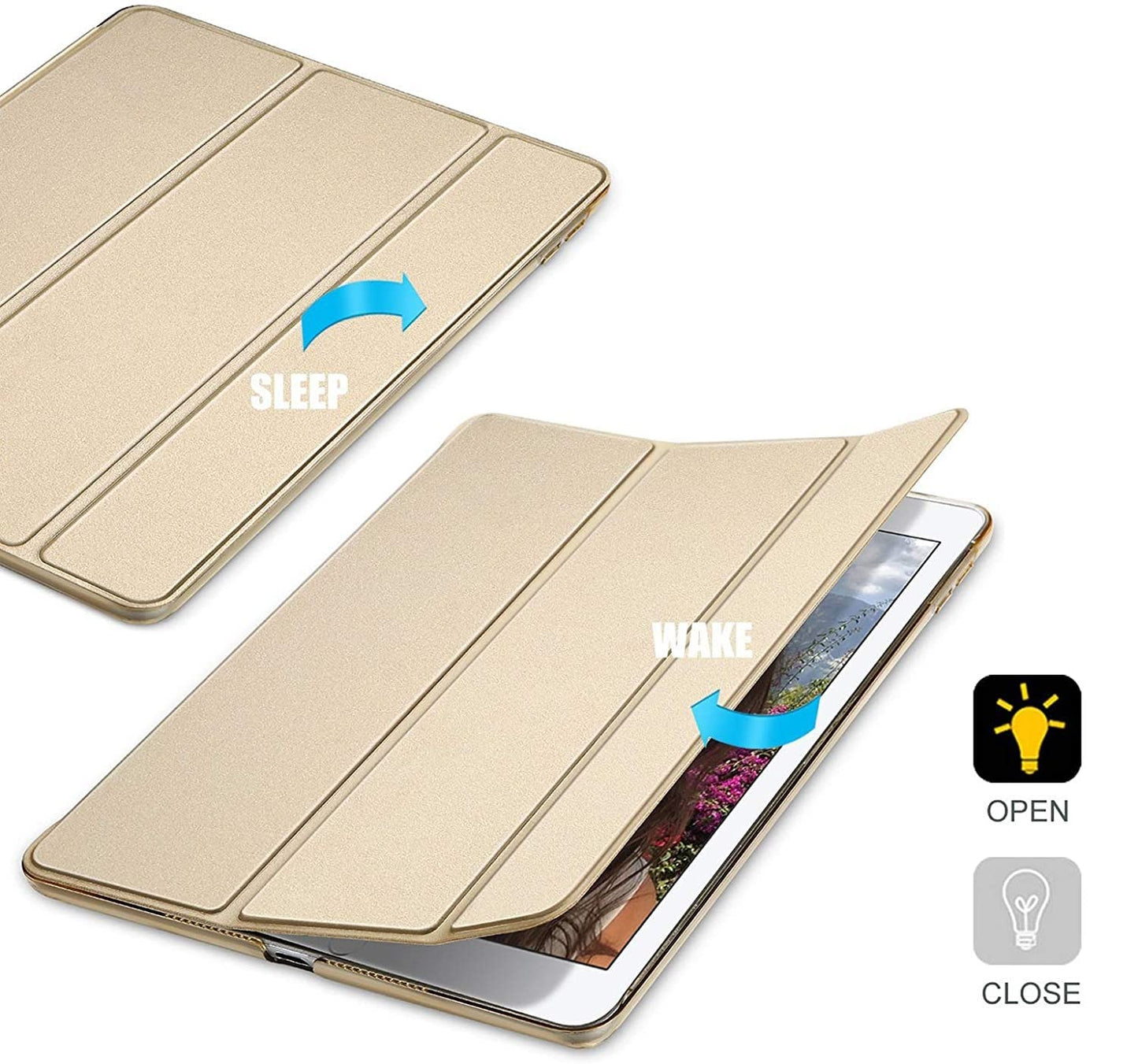 Smart Case for iPad 9.7 5th Generation (2017) A1822, A1823