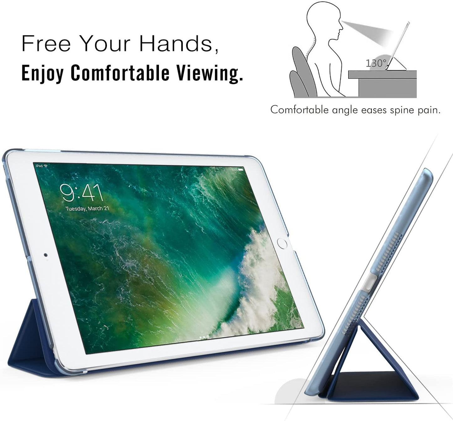 Smart Case for iPad 9.7 6th Generatoin (2018) A1893, A1954