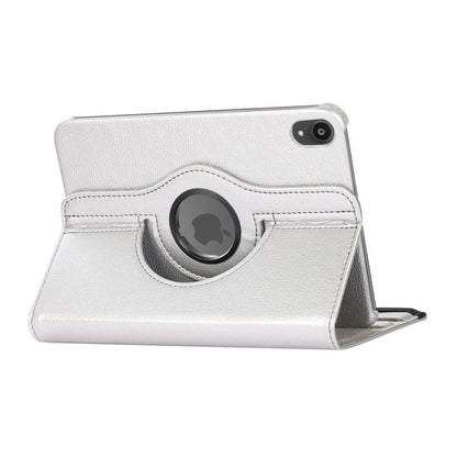 MetaCloud iPad Mini 8.3 2021 6th Generation Case, 360 Degree Rotating PU Leather Protective Multi-Angle Kickstand Folio Hard Back Cover Case for iPad Mini 6th Gen 8.3" 2021 Release