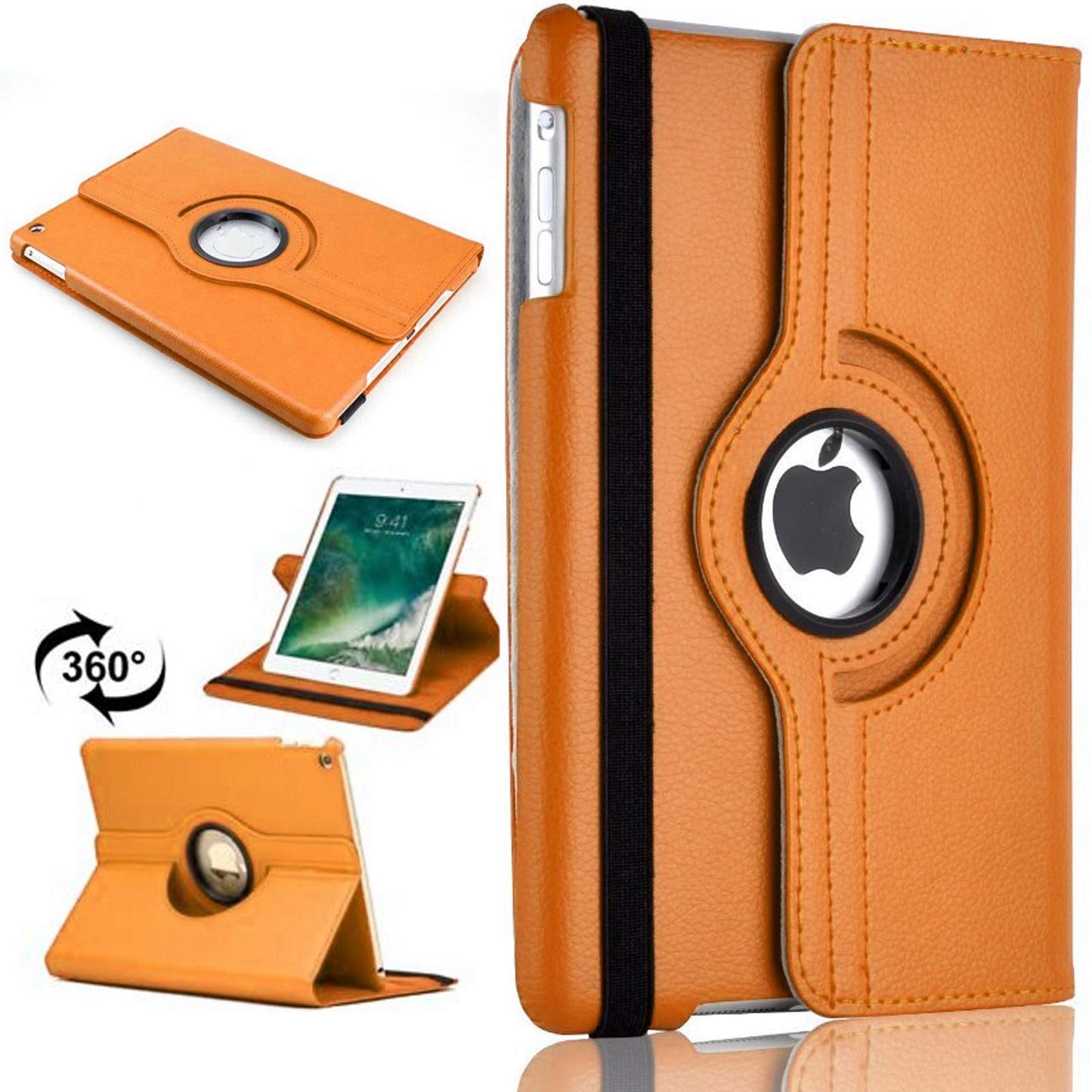 360 Rotate Case for iPad 2/3/4 (2011/2012) A1395, A1396, A1397, A1416, A1430, A1403, A1458, A1459, A1460