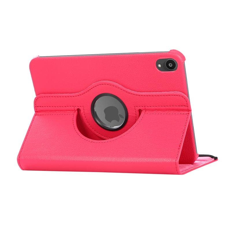 MetaCloud iPad Mini 8.3 2021 6th Generation Case, 360 Degree Rotating PU Leather Protective Multi-Angle Kickstand Folio Hard Back Cover Case for iPad Mini 6th Gen 8.3" 2021 Release