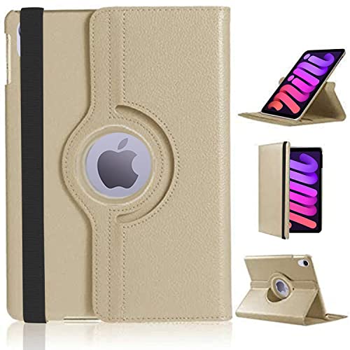 MetaCloud iPad Mini 8.3 2021 6th Generation Case, 360 Degree Rotating PU Leather Protective Multi-Angle Kickstand Folio Hard Back Cover Case for iPad Mini 6th Gen 8.3" 2021 Release
