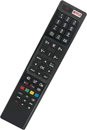 Replacement Remote Control RC4848F Remote Control Replacement for Hitachi TV 43HB6T72U 55HB6T72U 50HB6T72U 48HB6T72U, Finlux TV 32FMD290B-P, for Linsar TV 24LED4000
