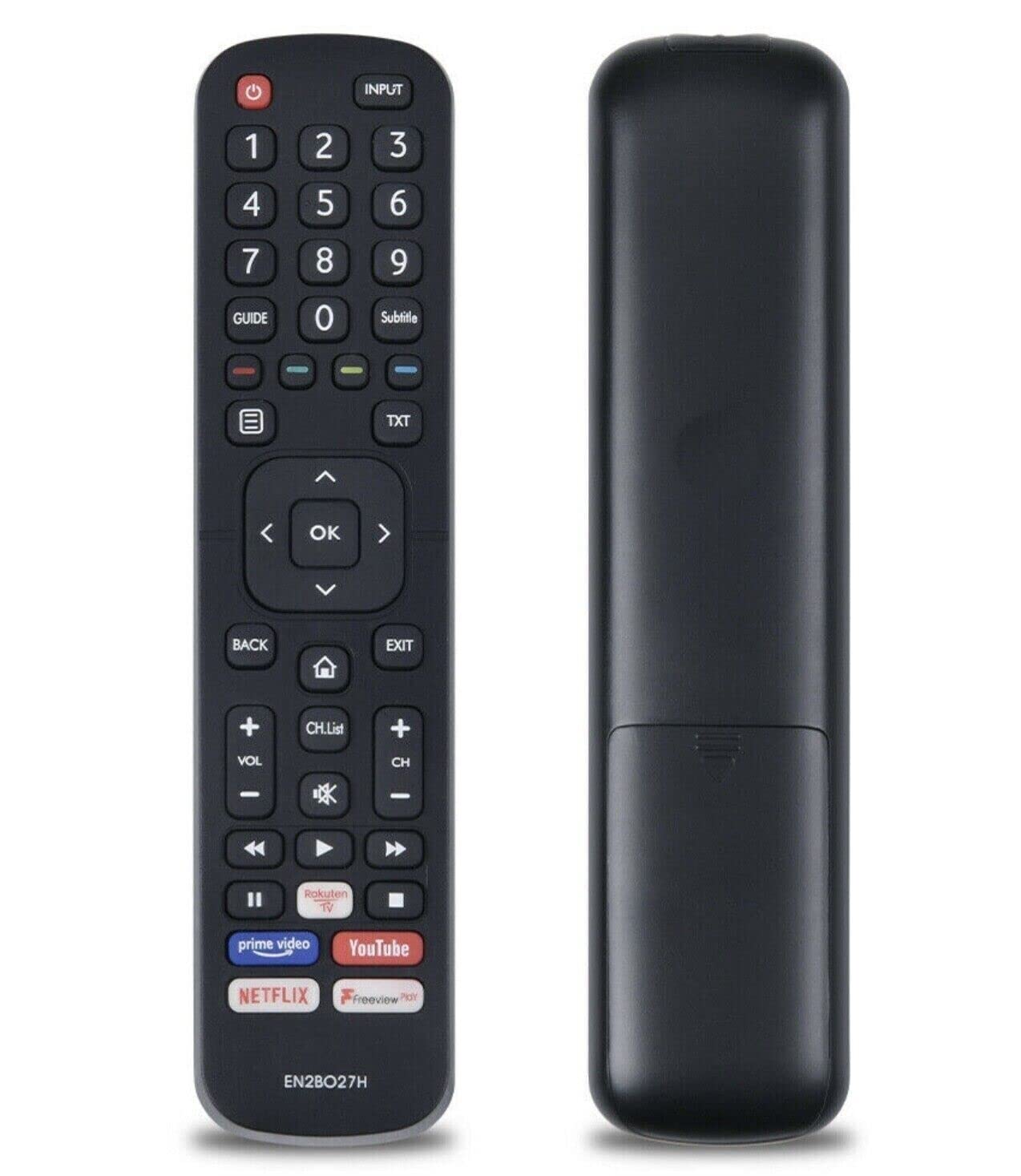 Remote Control Replacement for Hisense EN2BO27H Netflix F-Play RauktenTV Button H55B7100 H55B7300 H55B7500 H55B7510 H65B7100 H65B7300 H65B7500 H65B7510
