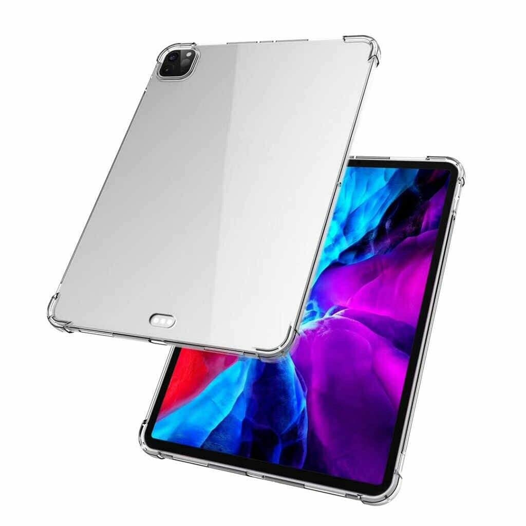 Transparent Case for iPad Pro 12.9 inch Case 2021 (5th Gen) Clear Shock Absorbing Flexible TPU Protective Cover Compatible with Pencil for iPad Pro 12.9 2021/2020