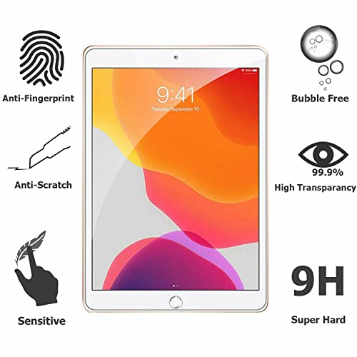 [2 PACK] Screen Protector for iPad Pro 10.5 (2017) Air 3 (2019) Tempered Glass