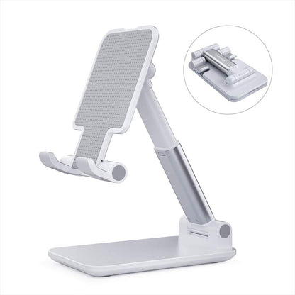 Tablet Phone Stand - Adjustable Compact Portable Stable Desktop Cradle Dock-Extendable for iPhone, Tablet etc