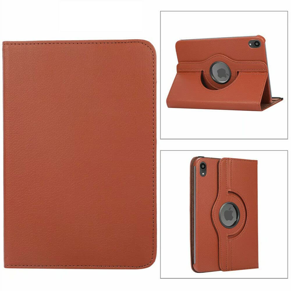 MetaCloud iPad Mini 8.3 2021 6th Generation Case, 360 Degree Rotating PU Leather Protective Multi-Angle Kickstand Folio Hard Back Cover Case for iPad Mini 6th Gen 8.3" 2021 Release