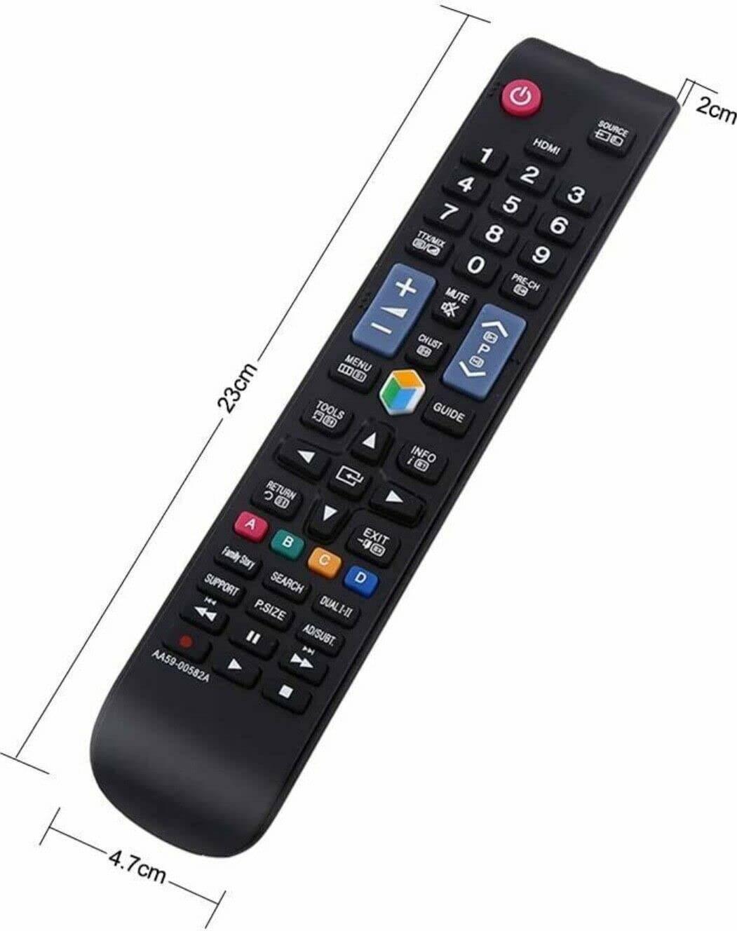 Samsung AA59-00582A Remote Control Replacement for Samsung AA59-00638A AA59-00581A AA59-00790A AA59-00594A UN46ES6100F UN32EH5300 UN55F7050AF UN40ES6100FXZA UN32EH4500