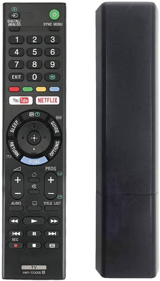 Replacement sony tv remote control RMT-TX300E fit for sony bravia tv with Netflix YouTube buttons - Compatible with DL32W660E KDL32W660E KDL40W660E KDL40W660E KD-43X7000E KD43X7000F KD-55X7000E etc