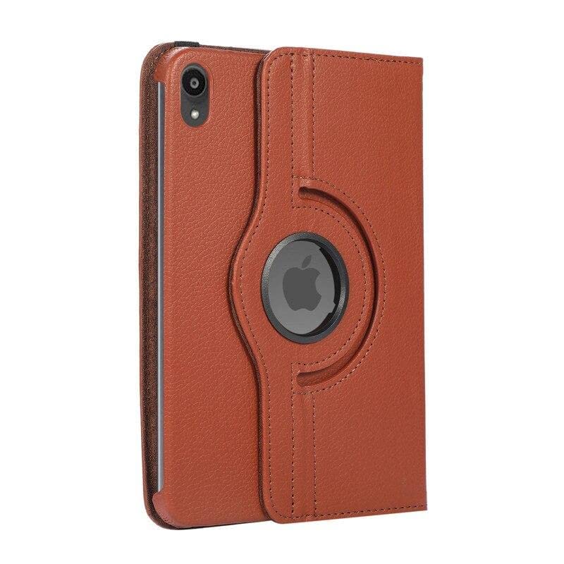 MetaCloud iPad Mini 8.3 2021 6th Generation Case, 360 Degree Rotating PU Leather Protective Multi-Angle Kickstand Folio Hard Back Cover Case for iPad Mini 6th Gen 8.3" 2021 Release