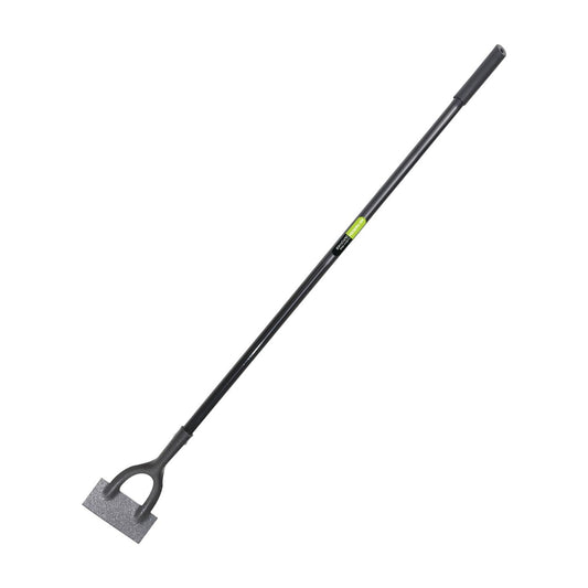 KK-TECH Premium Quality Dutch Hoe - Garden Hoe with Carbon Steel Blade, Ideal Garden Tools for Gardening and Weeding - 130cm Black
