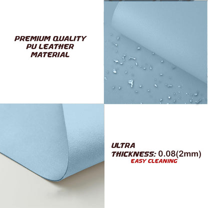 KKTECH Premium Leather Desk Mat, Water Proof, Easy Cleaning, Anti-Slip Desk Pad for Laptop, Keyboard Mat and Mouse Mats for Desk, Writing Easily