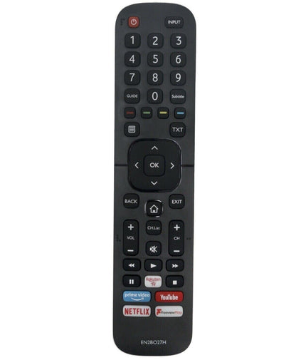 Remote Control Replacement for Hisense EN2BO27H Netflix F-Play RauktenTV Button H55B7100 H55B7300 H55B7500 H55B7510 H65B7100 H65B7300 H65B7500 H65B7510