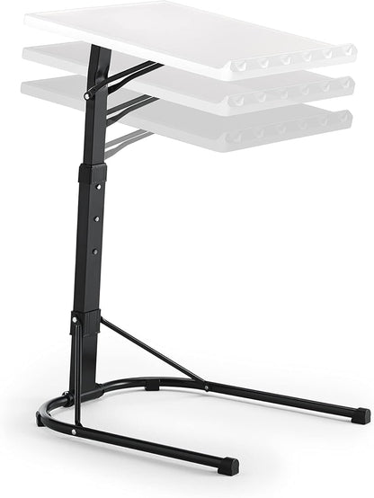 KKTECH Adjustable Table - Space-Saving Computer Table with Metal Legs, Foldable Design - Versatile Folding Tables Small for Home Office and Study, Perfect for Compact Spaces