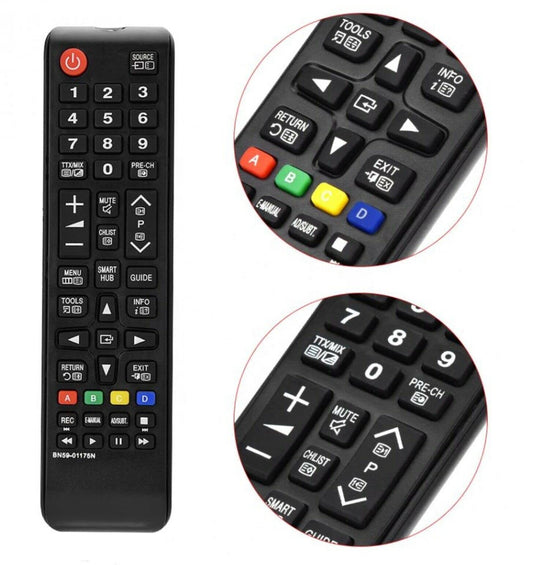 Universal Remote Control BN59-01175N Compatible with all Samsung Smart TV 3D LCD LED