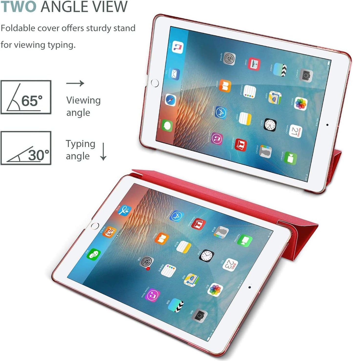 Smart Case for iPad Pro 10.5 (2017) A1701, A1709 - iPad Air 3 (2019) A2152, A2123, A2153, A2154