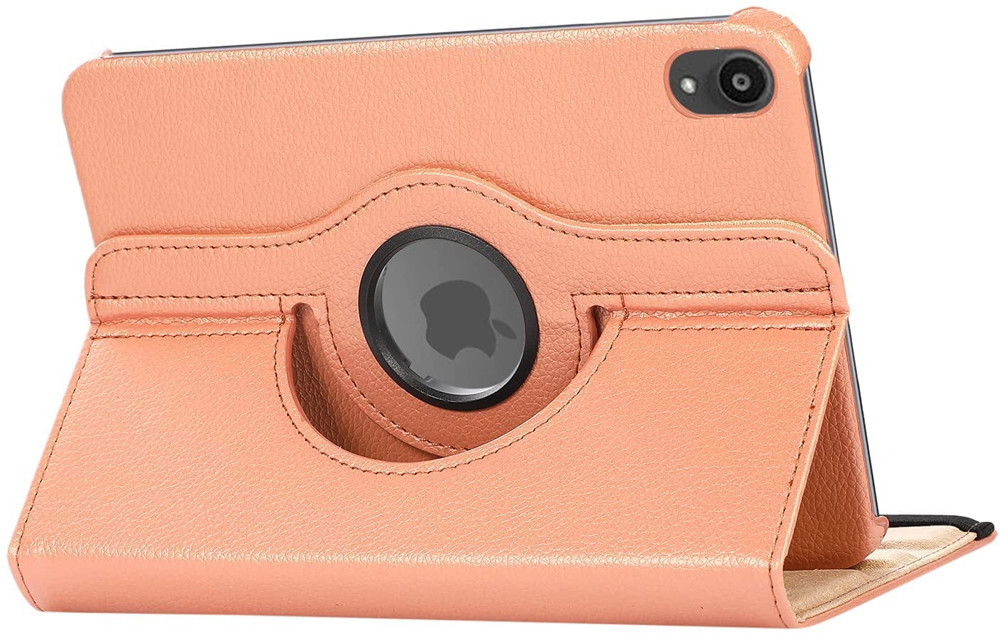 MetaCloud iPad Mini 8.3 2021 6th Generation Case, 360 Degree Rotating PU Leather Protective Multi-Angle Kickstand Folio Hard Back Cover Case for iPad Mini 6th Gen 8.3" 2021 Release