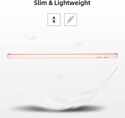 Case for iPad 9th 8th 7th Generation (2021/2020/2019) 10.2 Inch Case, Slim Lightweight Translucent Back Protective Smart Stand Case Cover, with Pencil Holder & Auto Wake/Sleep