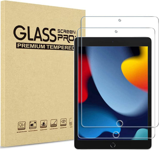 [2 PACK] Screen Protector for iPad 10.2 9th/8th/7th Generation (2021, 2020, 2019) Tempered Glass