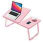 KKTECH Multi-Functional Laptop Bed Desk Table with Foldable Legs and Cup Slot - Perfect for Work, Relaxation, and Leisure