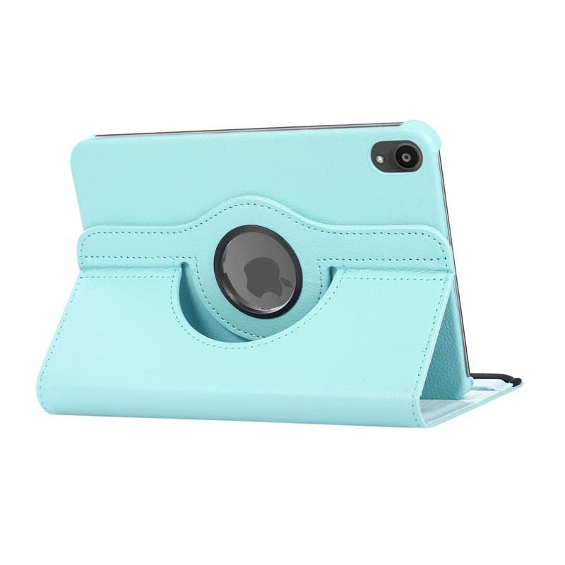 MetaCloud iPad Mini 8.3 2021 6th Generation Case, 360 Degree Rotating PU Leather Protective Multi-Angle Kickstand Folio Hard Back Cover Case for iPad Mini 6th Gen 8.3" 2021 Release