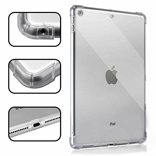 Case Fit for iPad Pro 11 2020&2018, Clear TPU Back Cover, Slim-Fit Shell Case for iPad Pro 11 2020