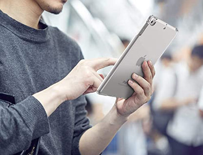 Case for iPad iPad Mini 5 2019 (5th Generation 7.9-inch) iPad Mini 4 2015 - Clear Grip Soft Flexible Transparent TPU Skin Shockproof Bumper Back Cover Protector